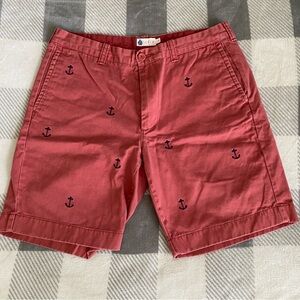 Men’s J. Crew anchor shorts